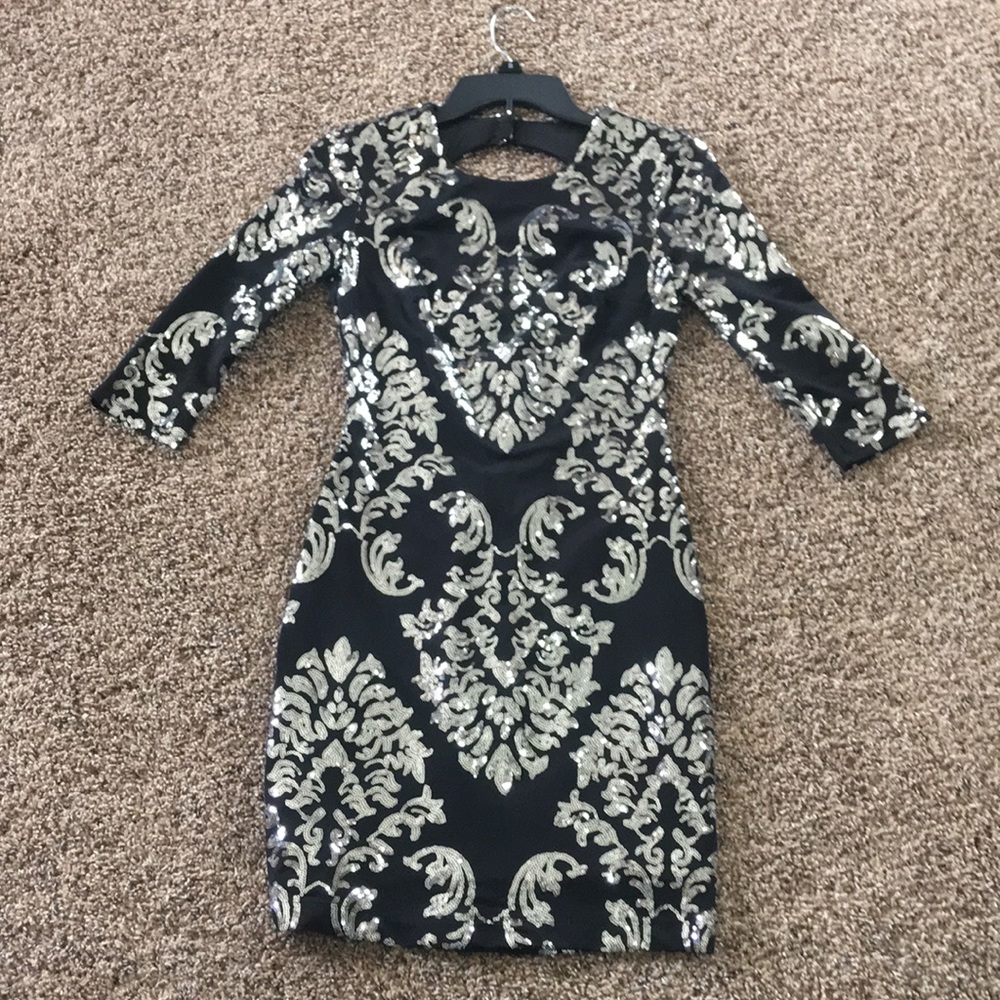 Black & Silver Dress